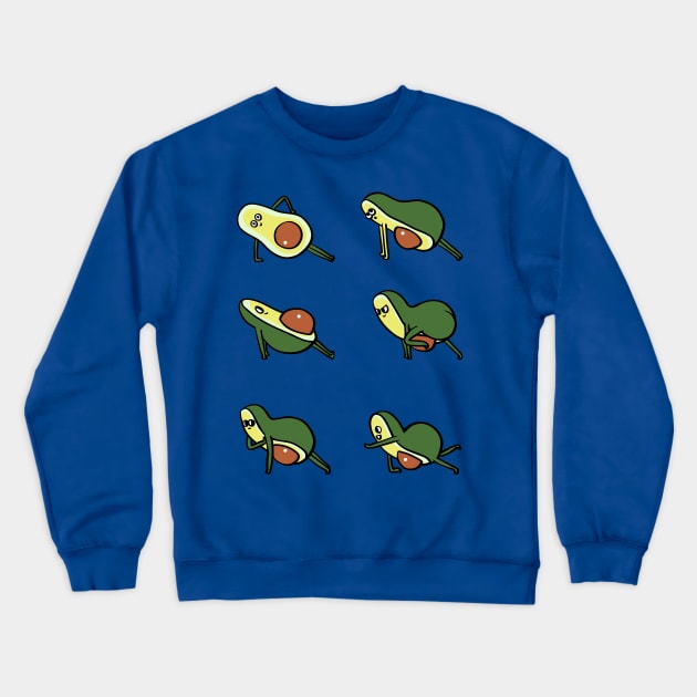 The Avocado Plank Crewneck Sweatshirt by huebucket